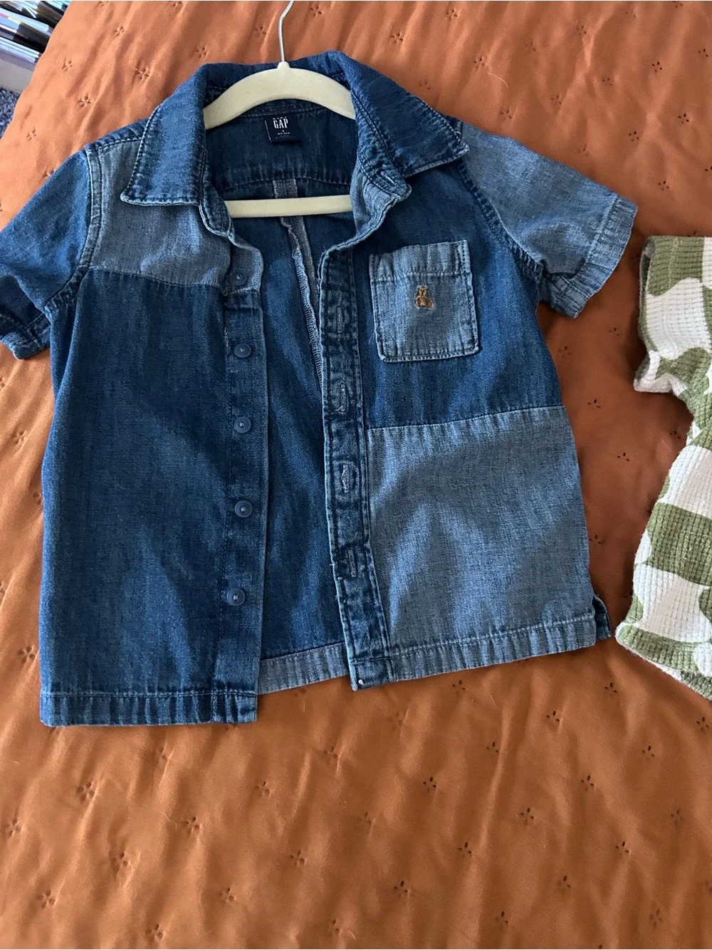 Boys button down short sleeves